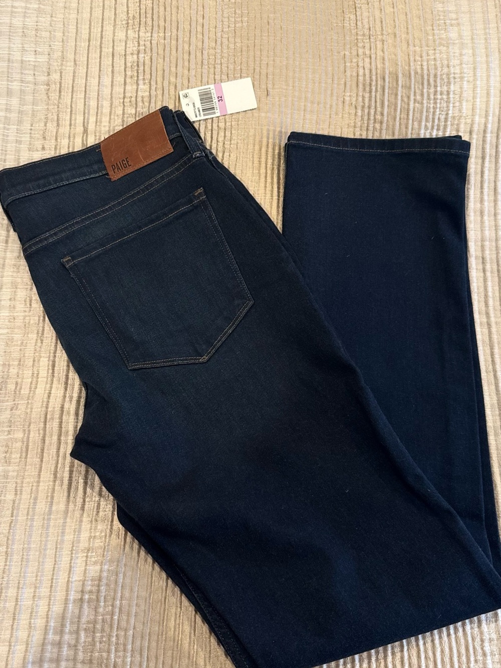 PAIGE Men’s Dark Blue Denim Jeans